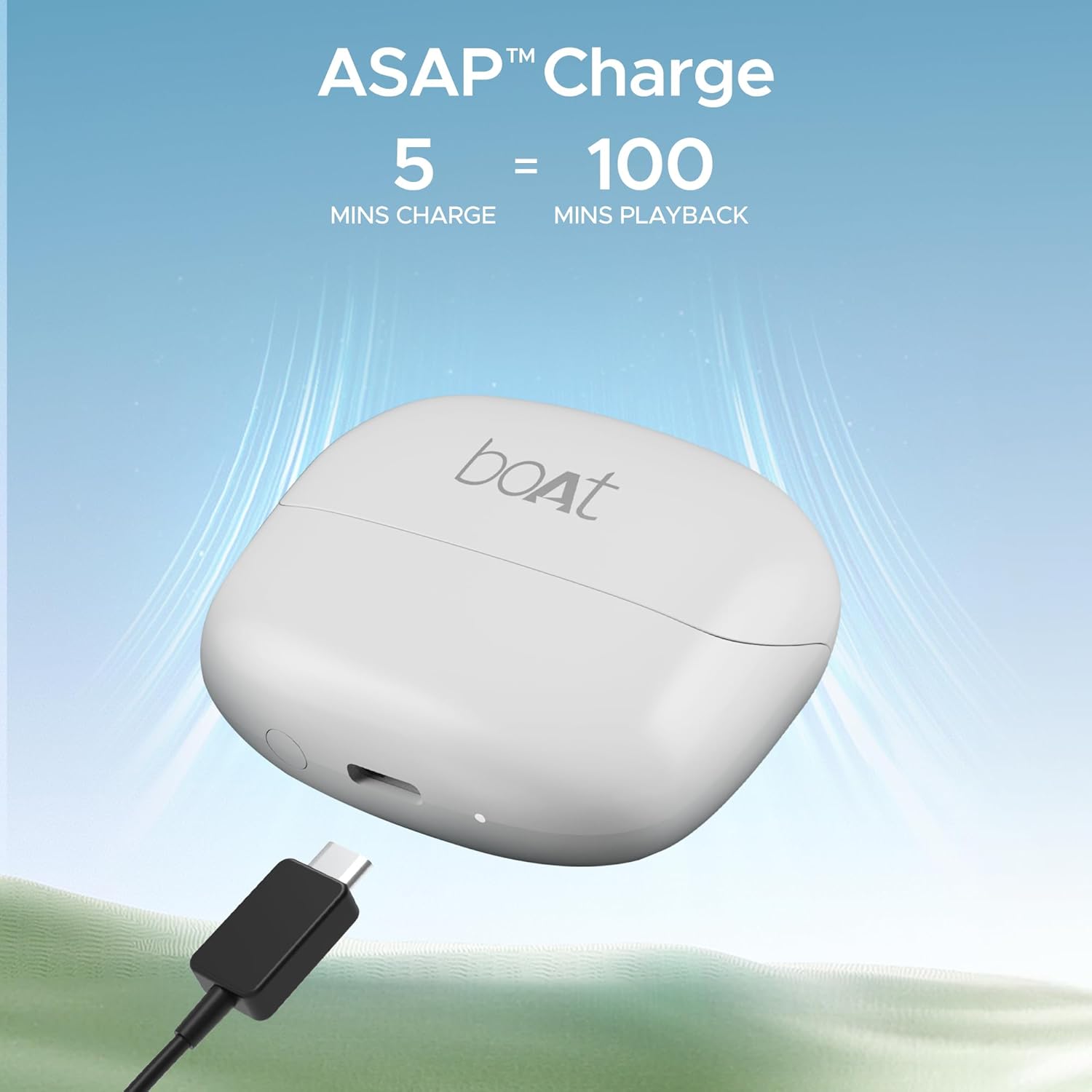 boAt Airdopes Atom 81 Pro Truly Wireless in Ear Ear Buds w/ 100hrs of Playtime, 4 Mics with ENx, Beast Mode with 50ms Low Latency, 13mm Drivers, IWP Tech, ASAP Charge(Ivory Elegance) - Nalanda Enterprises