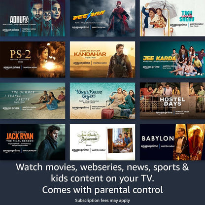 Amazon Fire TV Stick with Alexa Voice Remote (includes TV and app controls) | HD streaming device - Nalanda Enterprises