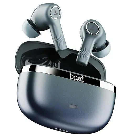 boAt Nirvana Ion ANC Pro Truly Wireless in Ear Ear Buds w/Hi-Res Audio w/LDAC, Upto 32 dB ANC, 120 Hrs Playback, Crystal Bionic Sound Powered by HiFi, ENx Tech, Hearables App(Blazing Comet) - Nalanda Enterprises