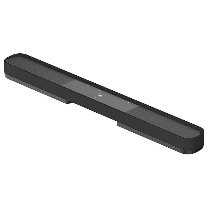 Sennheiser AMBEO Soundbar Plus - 400 Watts with Immersive 3D Surround Sound, Virtual 7.1.4 Speaker Setup, Built-in 4 Dual Subwoofers, Alexa Built-in and Dolby Atmos, 2 Years Warranty - Nalanda Enterprises