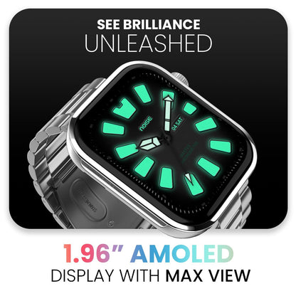 Noise ColorFit Pro 5 Max 1.96" AMOLED Display Smart Watch, BT Calling, Post Training Workout Analysis, VO2 Max, Rapid Health, 5X Faster Data Transfer - Jet Black - Nalanda Enterprises