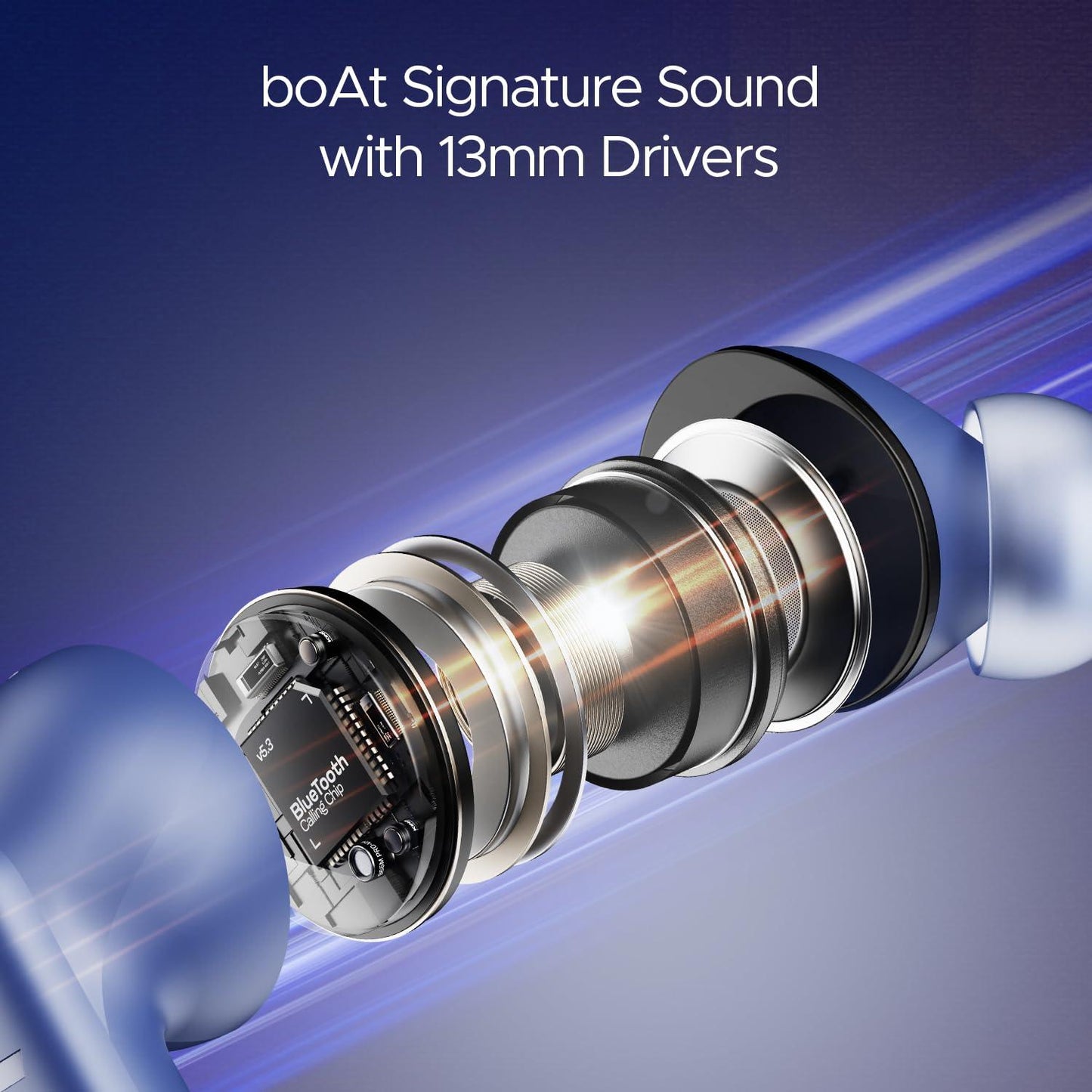 boAt Airdopes 170 TWS Earbuds with 50H Playtime, Quad Mics ENx™ Tech, Low Latency Mode, 13mm Drivers, ASAP™ Charge, IPX4, IWP™, Touch Controls & BT v5.3(Tranquil Blue) - Nalanda Enterprises