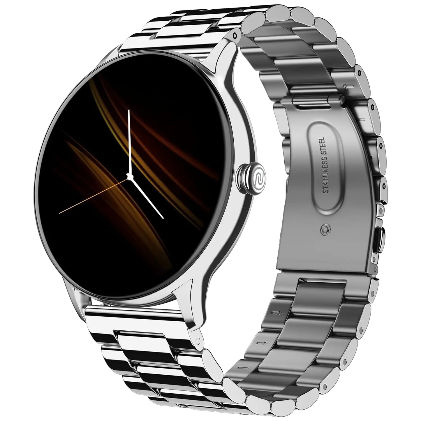Noise Twist Go Round dial Smartwatch with BT Calling, 1.39" Display, Metal Build, 100+ Watch Faces, IP68, Sleep Tracking, 100+ Sports Modes, 24/7 Heart Rate Monitoring (Black Link) - Nalanda Enterprises