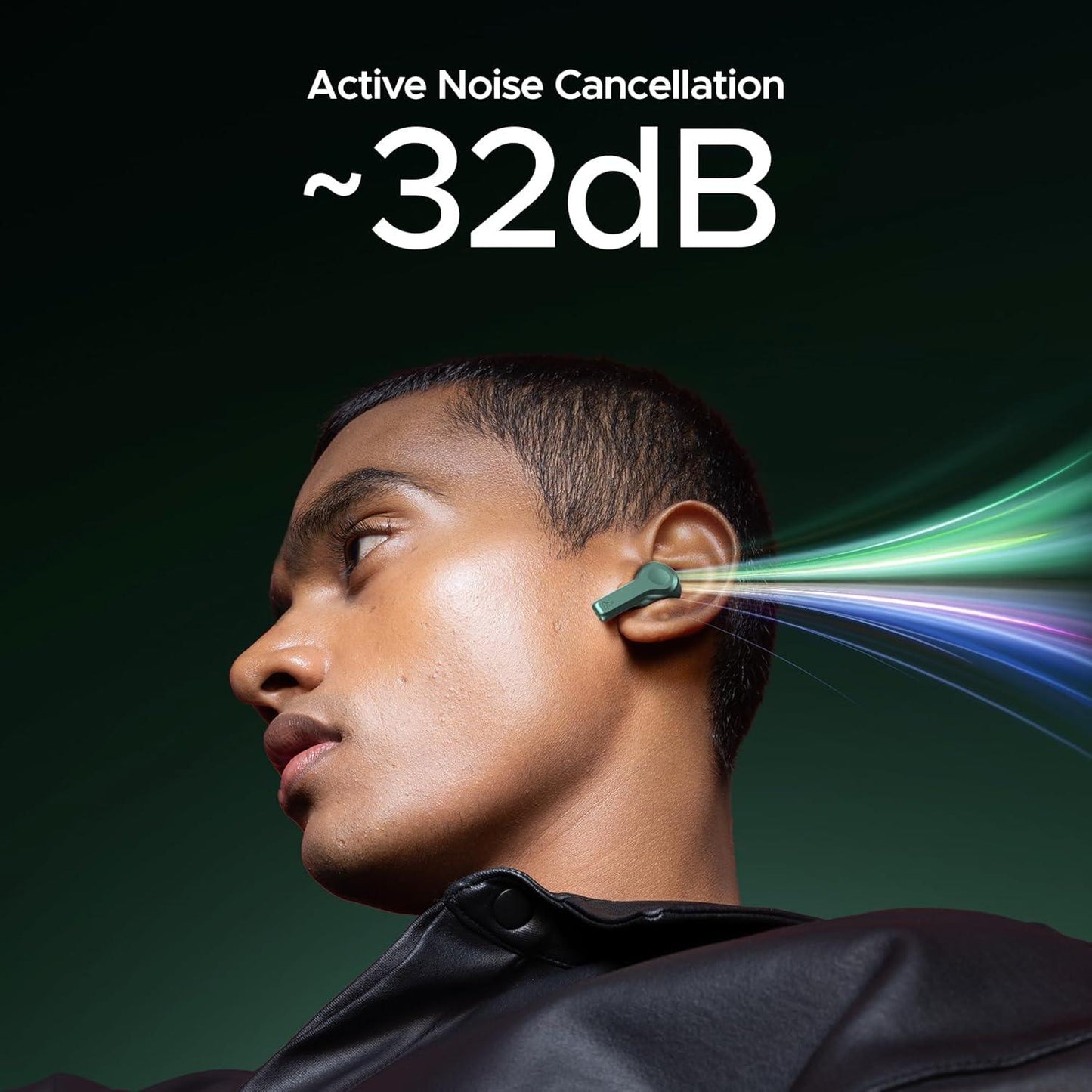 boAt Nirvana Space Truly Wireless in-Ear Earbuds w/ 360º Spatial Audio, ANC (~32dB),100HRS Playback,4 Mics w/AI-ENx™,in-Ear Detection,DLC Drivers, Multipoint Connectivity Ear Buds TWS (Cosmic Black) - Nalanda Enterprises