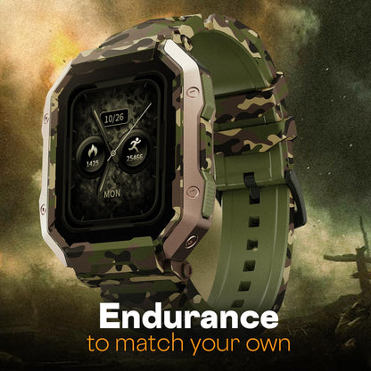 Fire-Boltt Strike Smart Watch 1.95” AMOLED Display, 800 NITS Brightness, 123 Sports Modes, Bluetooth Calling, Always On Mechanism