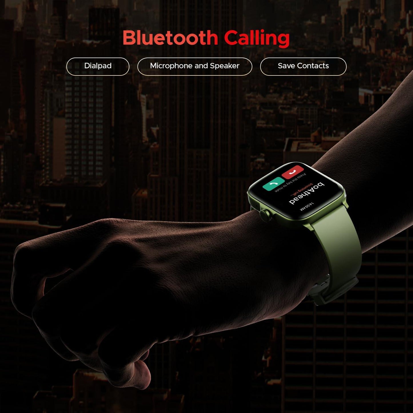 boAt Wave Astra 3 Smartwatch with Bluetooth Calling (46.48mm HD Display, IP67 Water Resistant, Silicone Strap) - Nalanda Enterprises