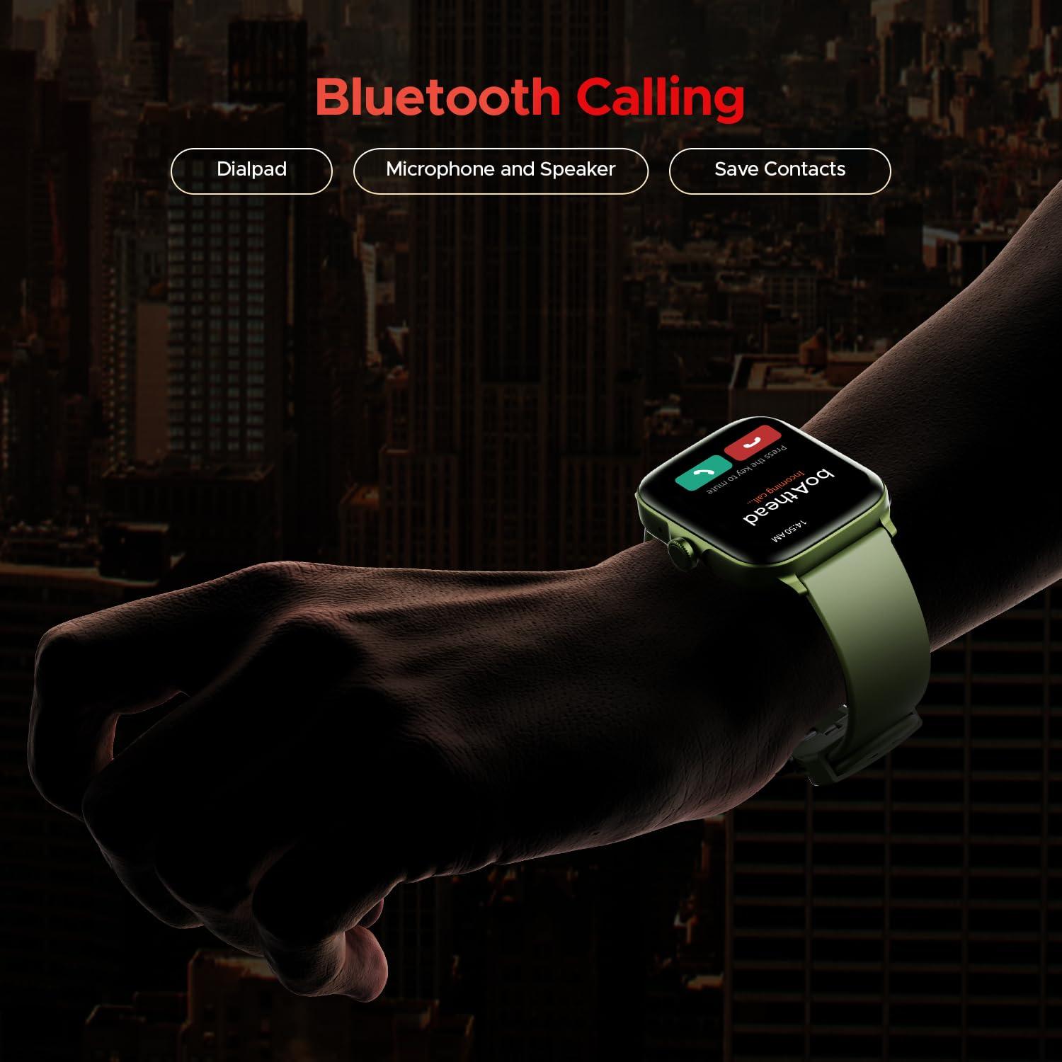 boAt Wave Astra 3 Smartwatch with Bluetooth Calling (46.48mm HD Display, IP67 Water Resistant, Silicone Strap) - Nalanda Enterprises