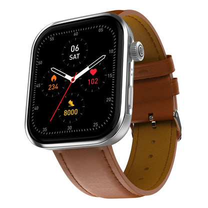 Noise Pro 5 Smart Watch with 1.85" AMOLED Display, BT Calling, New DIY Watch Faces, Ultra Personalization with Smart Dock, Productivity Suite, 100 Sports Modes and More (Rainbow Weave) - Nalanda Enterprises