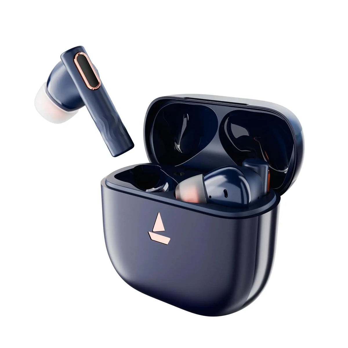 boAt Nirvana Nebula Truly Wireless in Ear Ear Buds w/Dolby Audio, ANC(Upto 35dB), 50 HRS Playback,6-Mic AI-ENx™,ASAP™ Charge,in Ear Detection & Hearables App Support(Celestial White) - Nalanda Enterprises