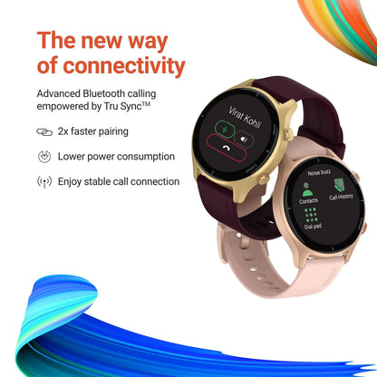 Noise Twist Go Round dial Smartwatch with BT Calling, 1.39" Display, Metal Build, 100+ Watch Faces, IP68, Sleep Tracking, 100+ Sports Modes, 24/7 Heart Rate Monitoring (Black Link) - Nalanda Enterprises