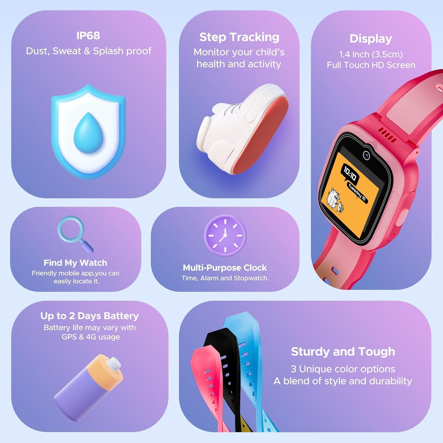 boAt Wanderer Smart Kids Watch - Nalanda Enterprises