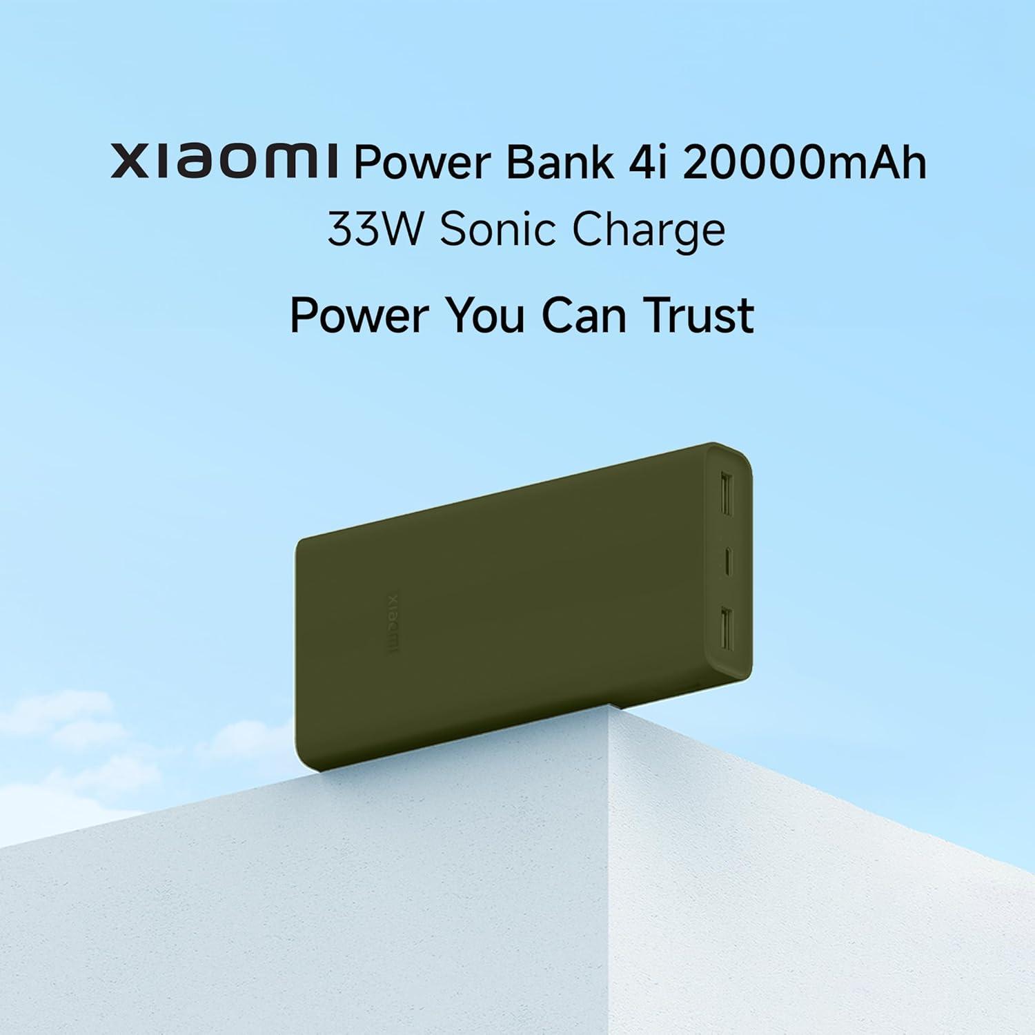 Xiaomi Power Bank 4i 20000mAh 33W - Nalanda Enterprises