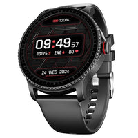 boAt Lunar Discovery w/ 1.39" (3.5 cm) HD Display, Turn-by-Turn Navigation, DIY Watch Face Studio, Bluetooth Calling, Emergency SOS, QR Tray, Smart Watch for Men & Women(Active Black) - Nalanda Enterprises