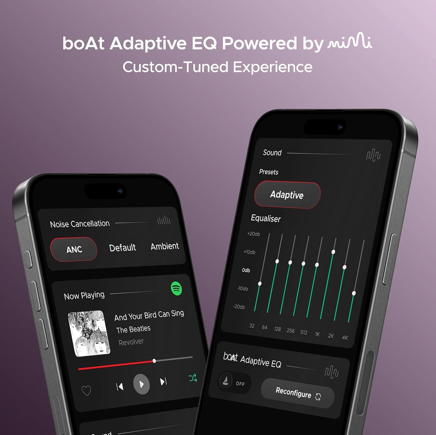 boAt Nirvana Ion ANC Pro Truly Wireless in Ear Ear Buds w/Hi-Res Audio w/LDAC, Upto 32 dB ANC, 120 Hrs Playback, Crystal Bionic Sound Powered by HiFi, ENx Tech, Hearables App(Blazing Comet) - Nalanda Enterprises