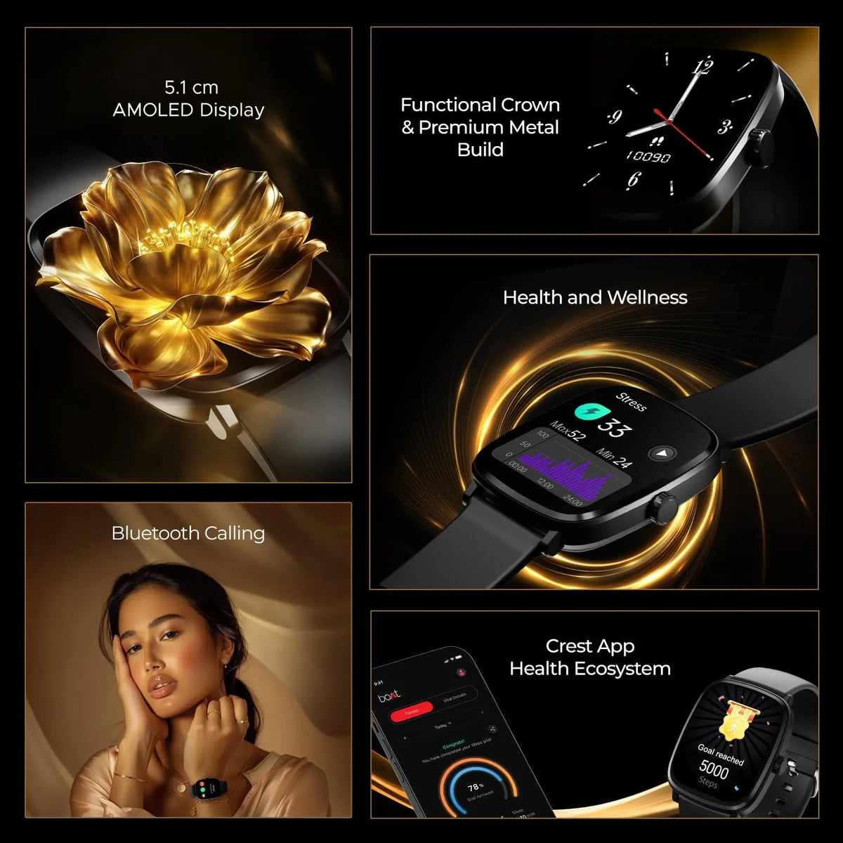 boAt Ultima Regal Smart Watch - Nalanda Enterprises