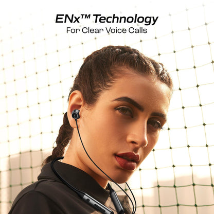 boAt Rockerz 280 ANC w/Crystal Bionic Sound Powered by Dirac Opteo, Active Noise Cancellation, 13mm Drivers, ASAP Charge, 24H Playback & ENx Tech in- Ear Bluetooth Neckband(Gunmetal Black) - Nalanda Enterprises