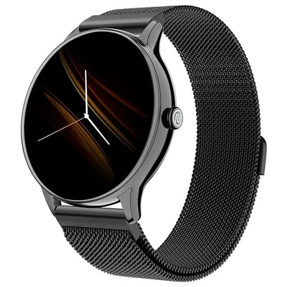 Noise Twist Go Round dial Smartwatch with BT Calling, 1.39" Display, Metal Build, 100+ Watch Faces, IP68, Sleep Tracking, 100+ Sports Modes, 24/7 Heart Rate Monitoring (Black Link) - Nalanda Enterprises