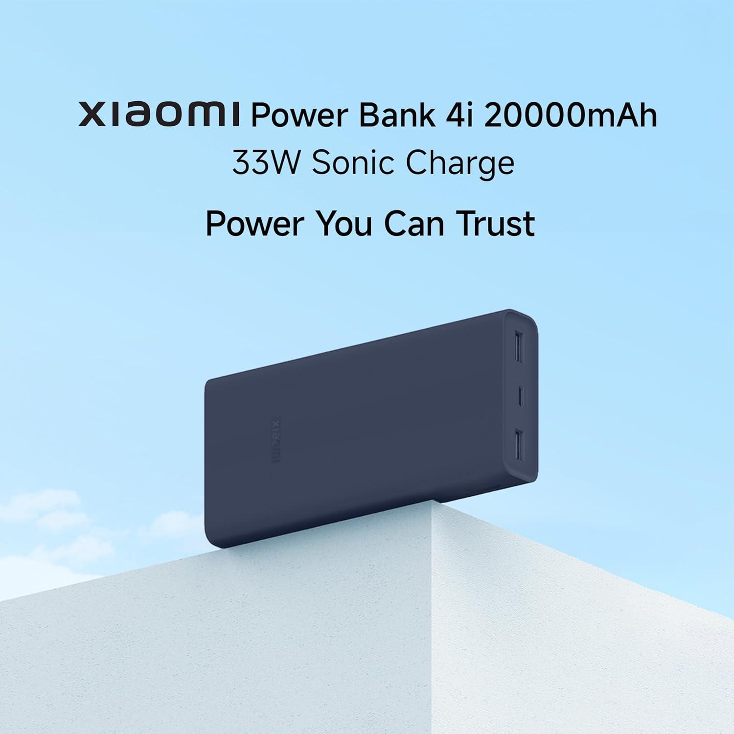Xiaomi Power Bank 4i 20000mAh 33W - Nalanda Enterprises