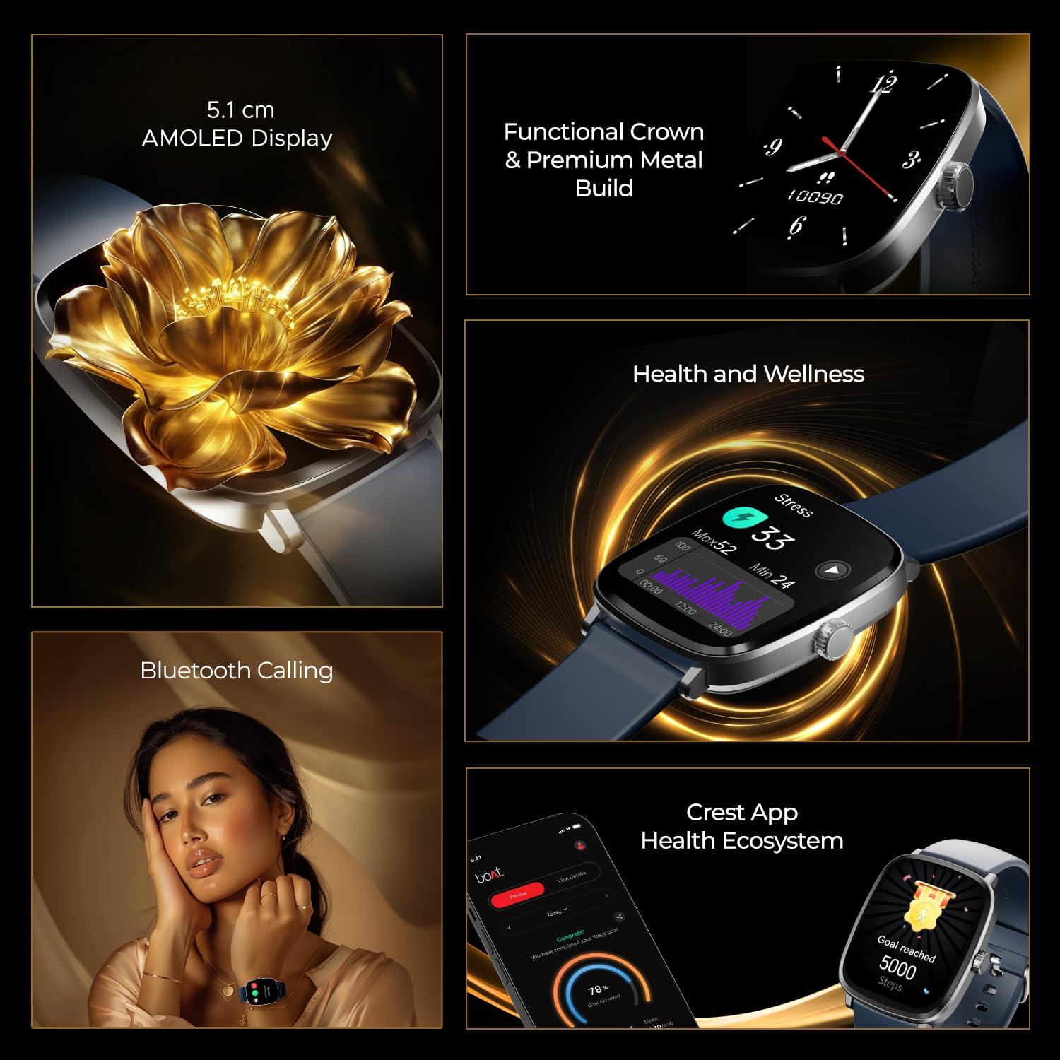 boAt Ultima Regal Smart Watch - Nalanda Enterprises