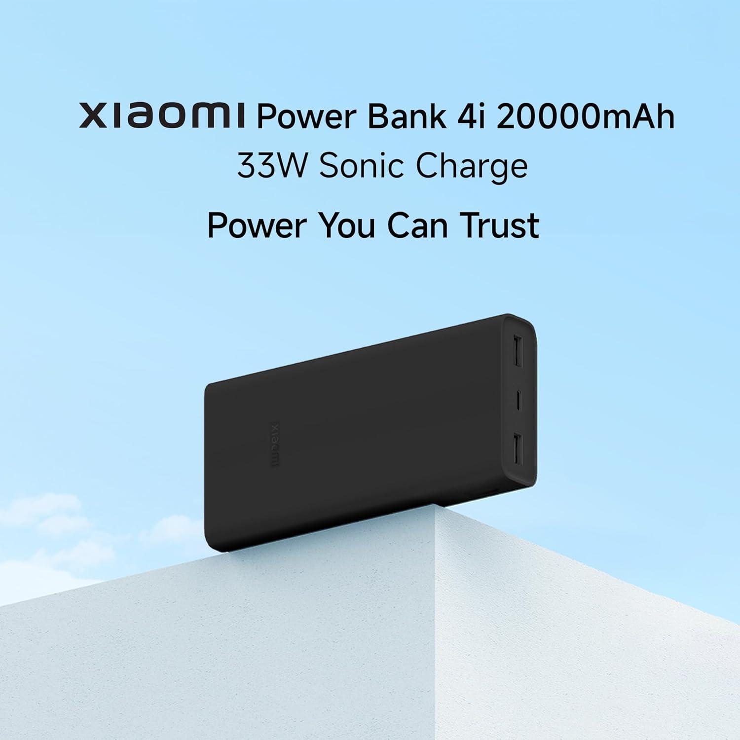 Xiaomi Power Bank 4i 20000mAh 33W - Nalanda Enterprises