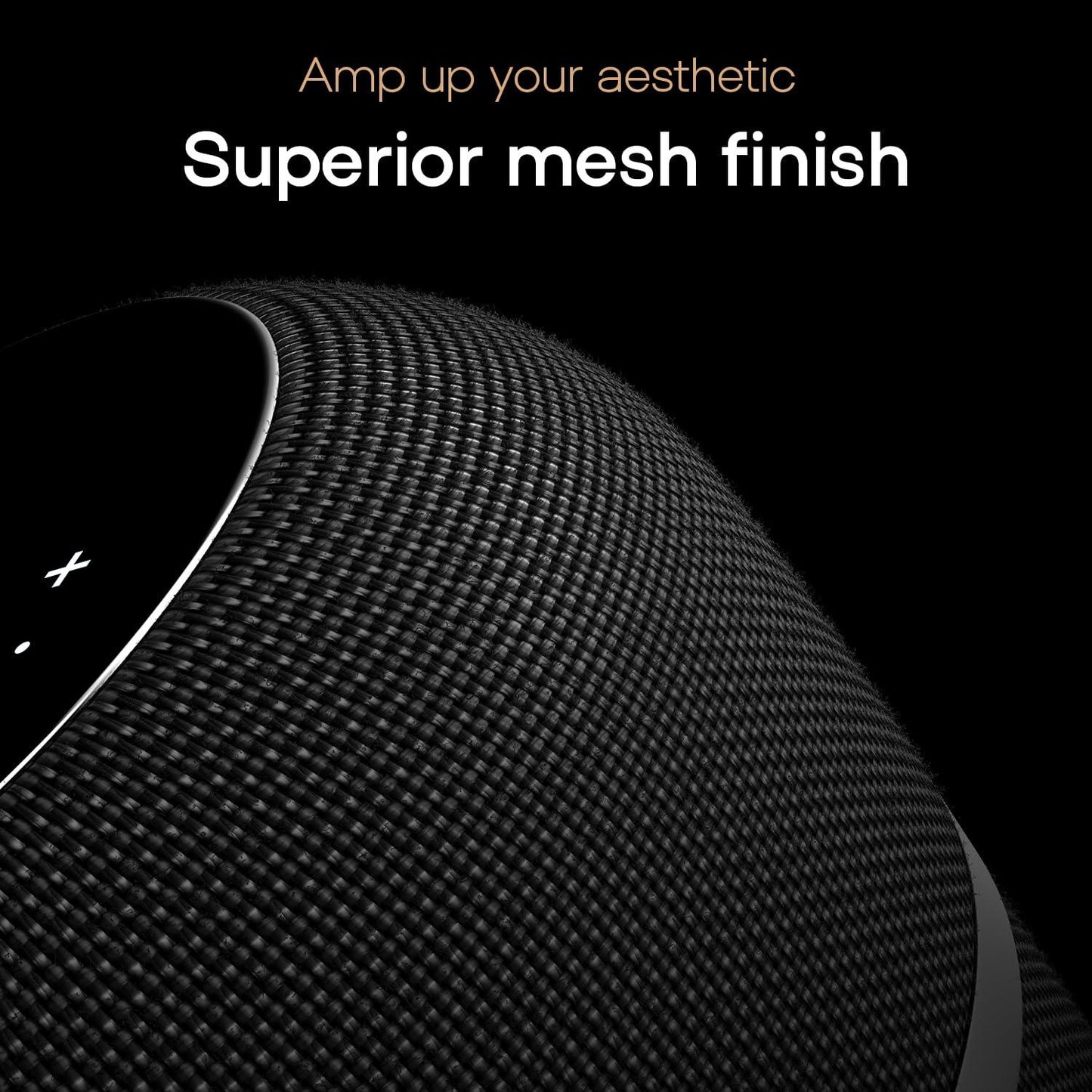 Noise Sound Master 100W Bluetooth Speaker with 360° Surround Sound,12H Playtime, NFC Tap & Pair,Dual Speaker Connectivity and Superior Mesh Finish(Master Black) - Nalanda Enterprises