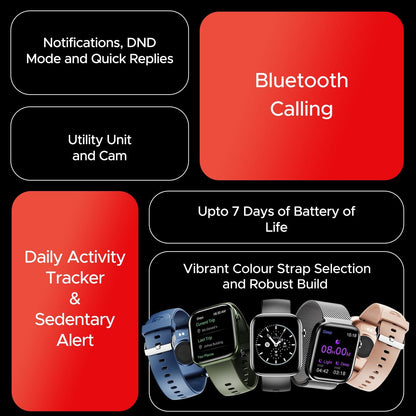 boAt Wave Astra 3 Smartwatch with Bluetooth Calling (46.48mm HD Display, IP67 Water Resistant, Silicone Strap) - Nalanda Enterprises