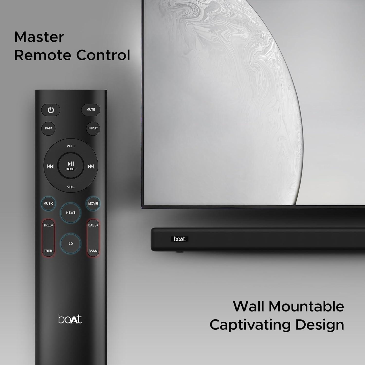 boAt Aavante Bar Aura Soundbar 160W - Nalanda Enterprises