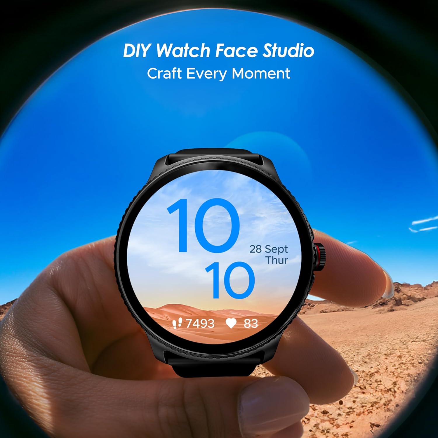 boAt Lunar Orbit | Premium Smartwatch with 1.39" Display, QR Code Hub, 700+ Active Modes, Crest Fitness Challenge - Nalanda Enterprises