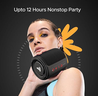 boAt Stone 352 Bluetooth Speaker with 10W RMS Stereo Sound, IPX7 Water Resistance, TWS Feature, Up to 12H Total Playtime, Multi-Compatibility Modes and Type-C Charging - Nalanda Enterprises