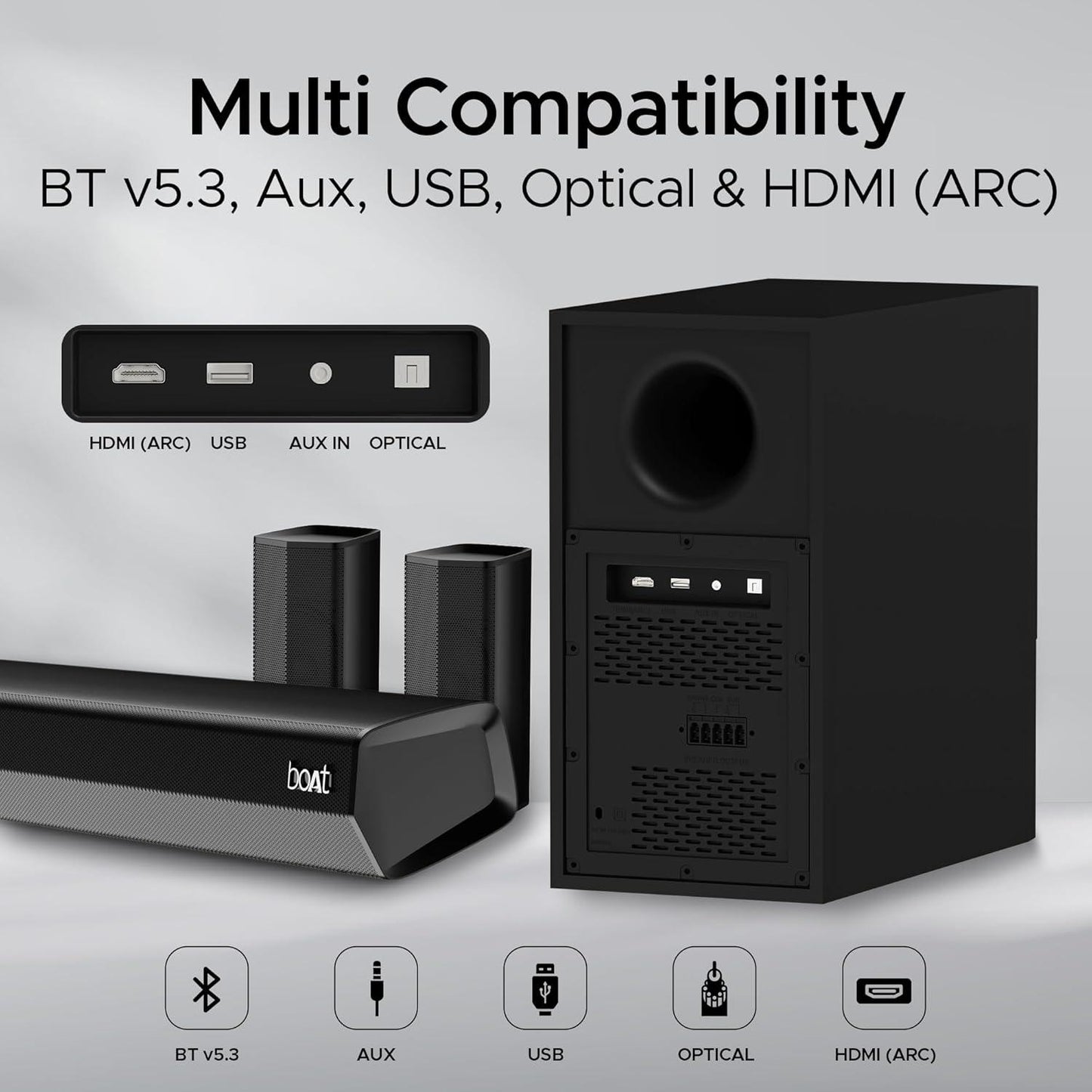 boAt Aavante Bar Aura Soundbar 160W - Nalanda Enterprises