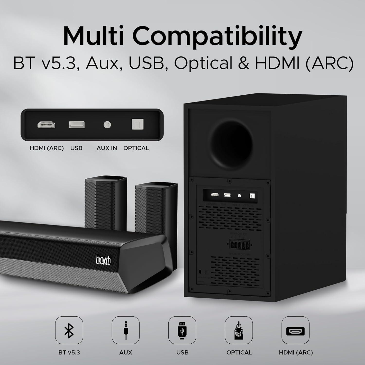 boAt Aavante Bar Aura Soundbar 160W - Nalanda Enterprises