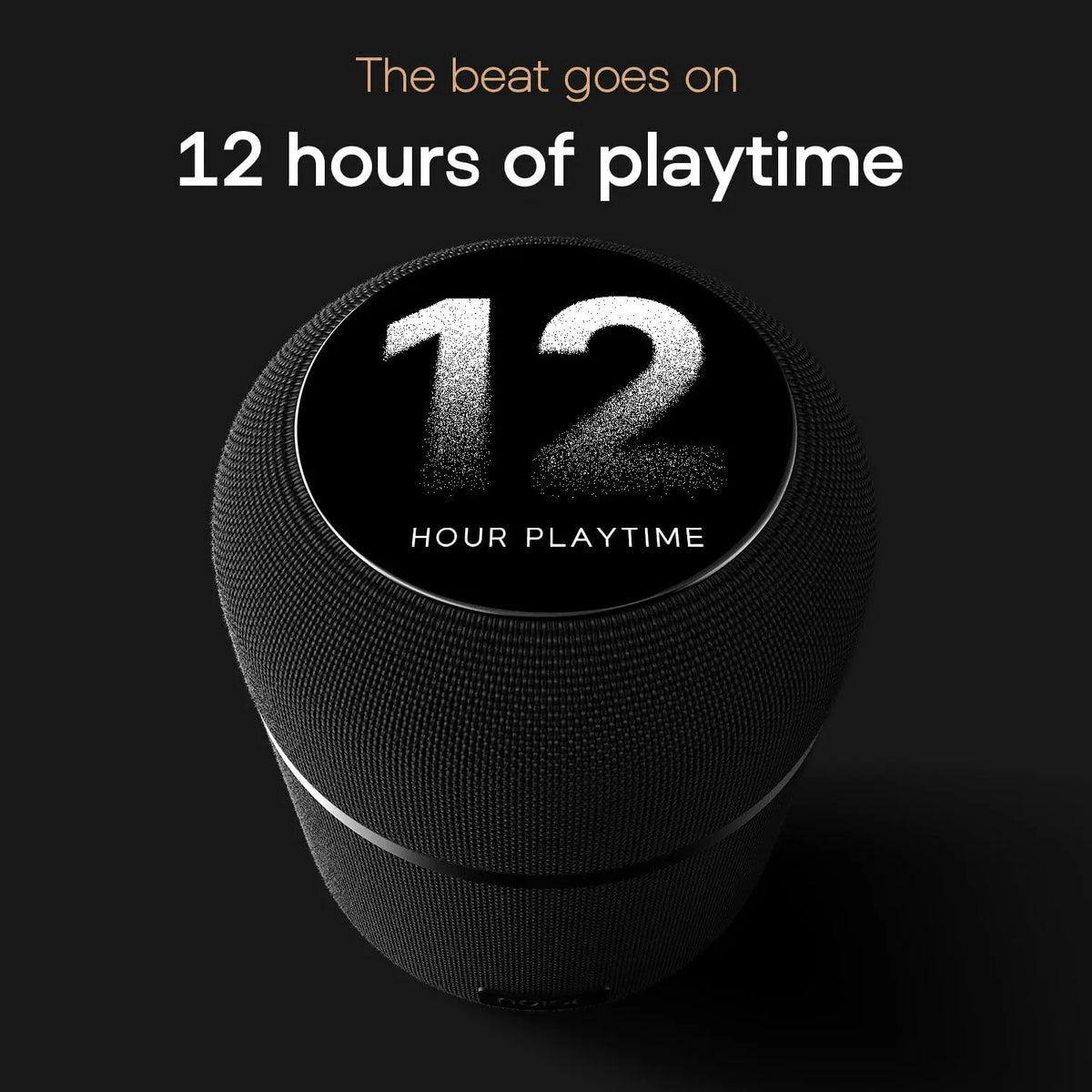 Noise Sound Master 100W Bluetooth Speaker with 360° Surround Sound,12H Playtime, NFC Tap & Pair,Dual Speaker Connectivity and Superior Mesh Finish(Master Black) - Nalanda Enterprises