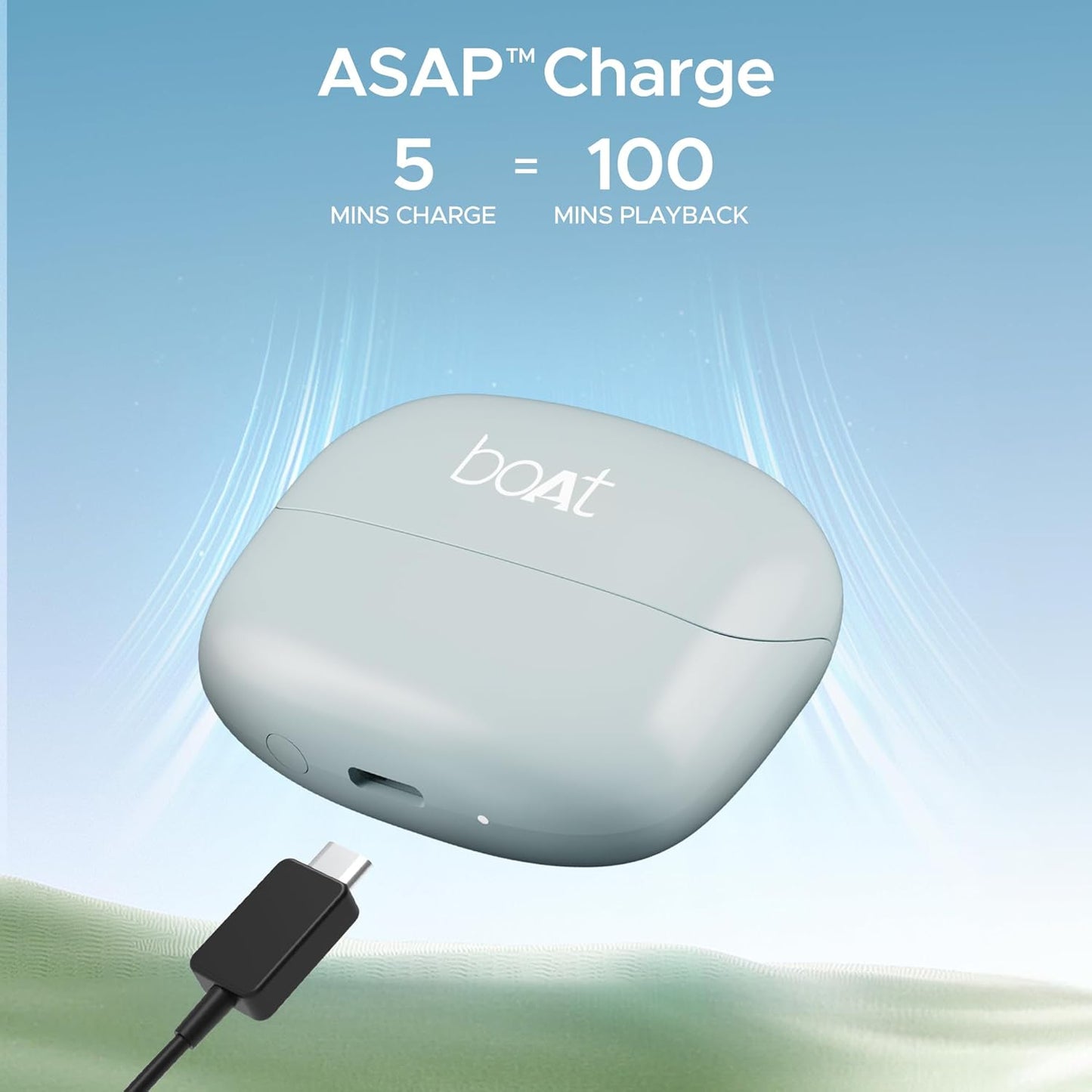 boAt Airdopes Atom 81 Pro Truly Wireless in Ear Ear Buds w/ 100hrs of Playtime, 4 Mics with ENx, Beast Mode with 50ms Low Latency, 13mm Drivers, IWP Tech, ASAP Charge(Ivory Elegance) - Nalanda Enterprises