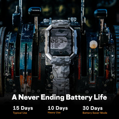 Fire-Boltt Strike Smart Watch 1.95” AMOLED Display, 800 NITS Brightness, 123 Sports Modes, Bluetooth Calling, Always On Mechanism