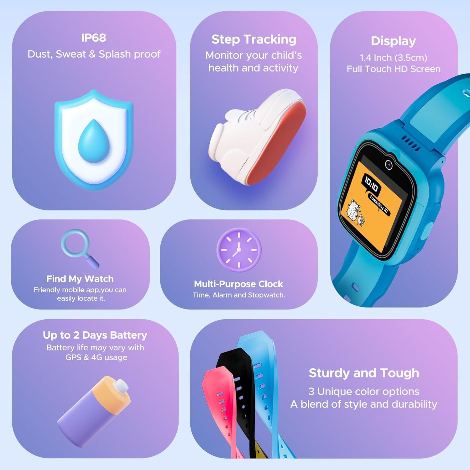 boAt Wanderer Smart Kids Watch - Nalanda Enterprises