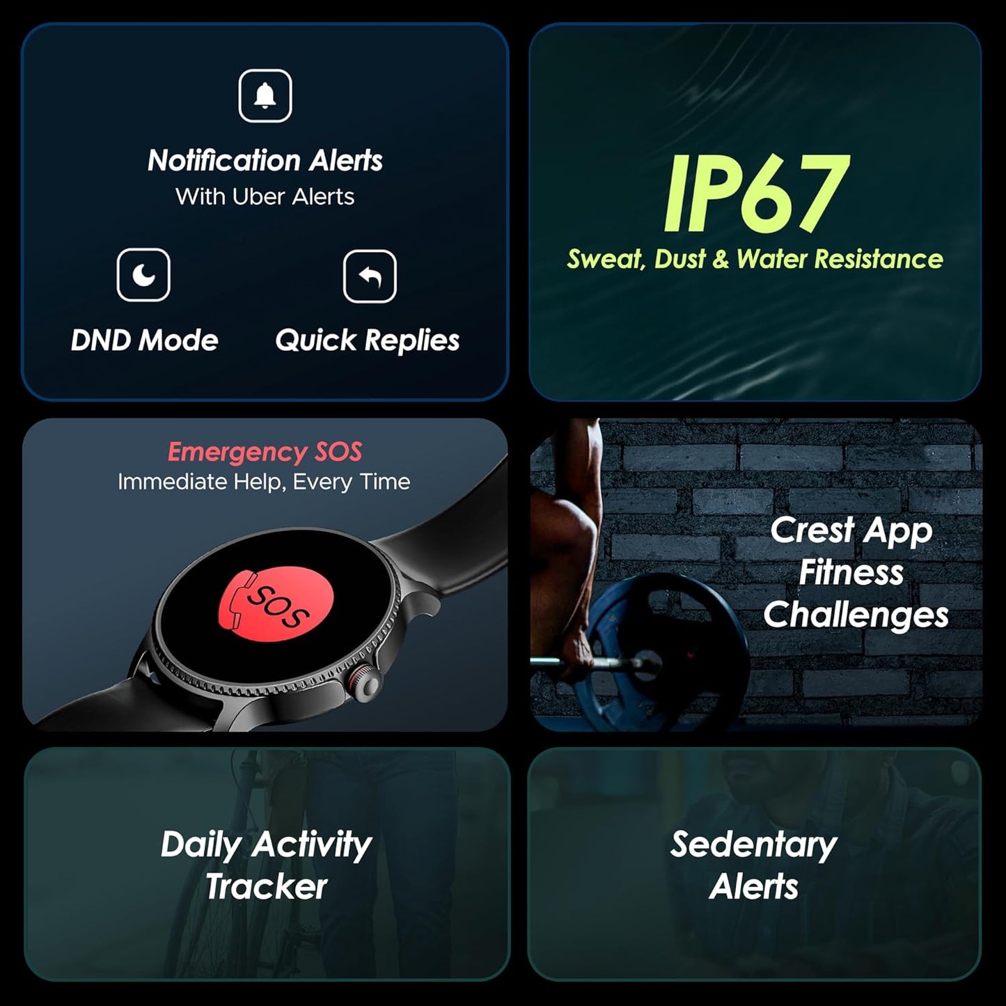 boAt Lunar Orbit | Premium Smartwatch with 1.39" Display, QR Code Hub, 700+ Active Modes, Crest Fitness Challenge - Nalanda Enterprises