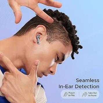 boAt Airdopes 191 ANC, 32dB ANC, Ambient Mode, 60HRS Battery, 4Mics ENx, in-Ear Detection, IWP Tech, Fast Charge, v5.3 Bluetooth Earbuds, TWS Ear Buds Wireless Earphones with mic - Nalanda Enterprises