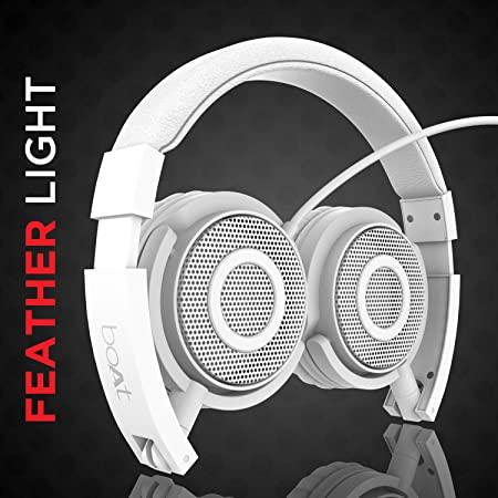 boAt Bassheads 900 | Wired Earphones with 40mm Drivers, Compact & Foldable, In-line microphone, Super Bass - Nalanda Enterprises