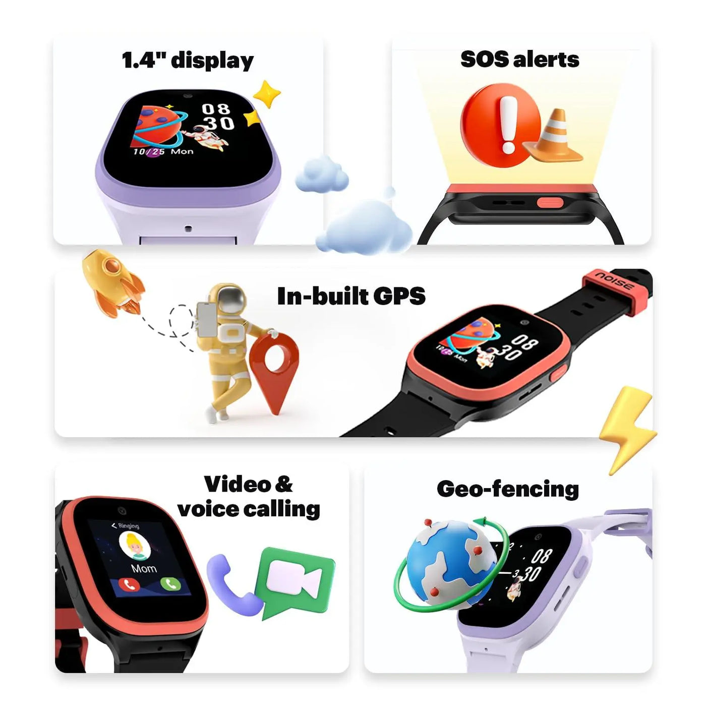 Noise Scout Kids Smartwatch - Nalanda Enterprises