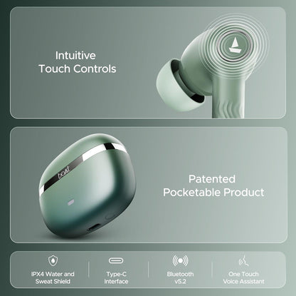 boAt Nirvana Ion ANC Pro Truly Wireless in Ear Ear Buds w/Hi-Res Audio w/LDAC, Upto 32 dB ANC, 120 Hrs Playback, Crystal Bionic Sound Powered by HiFi, ENx Tech, Hearables App(Blazing Comet) - Nalanda Enterprises