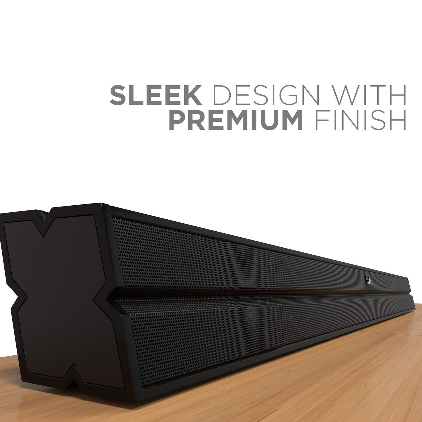 boAt Aavante Bar 1500 2.1 Channel Home Theatre Soundbar with 120W Signature Sound, Wired Subwoofer, Multiple Connectivity Modes, Entertainment EQ Modes and Sleek Finish (Black) - Nalanda Enterprises