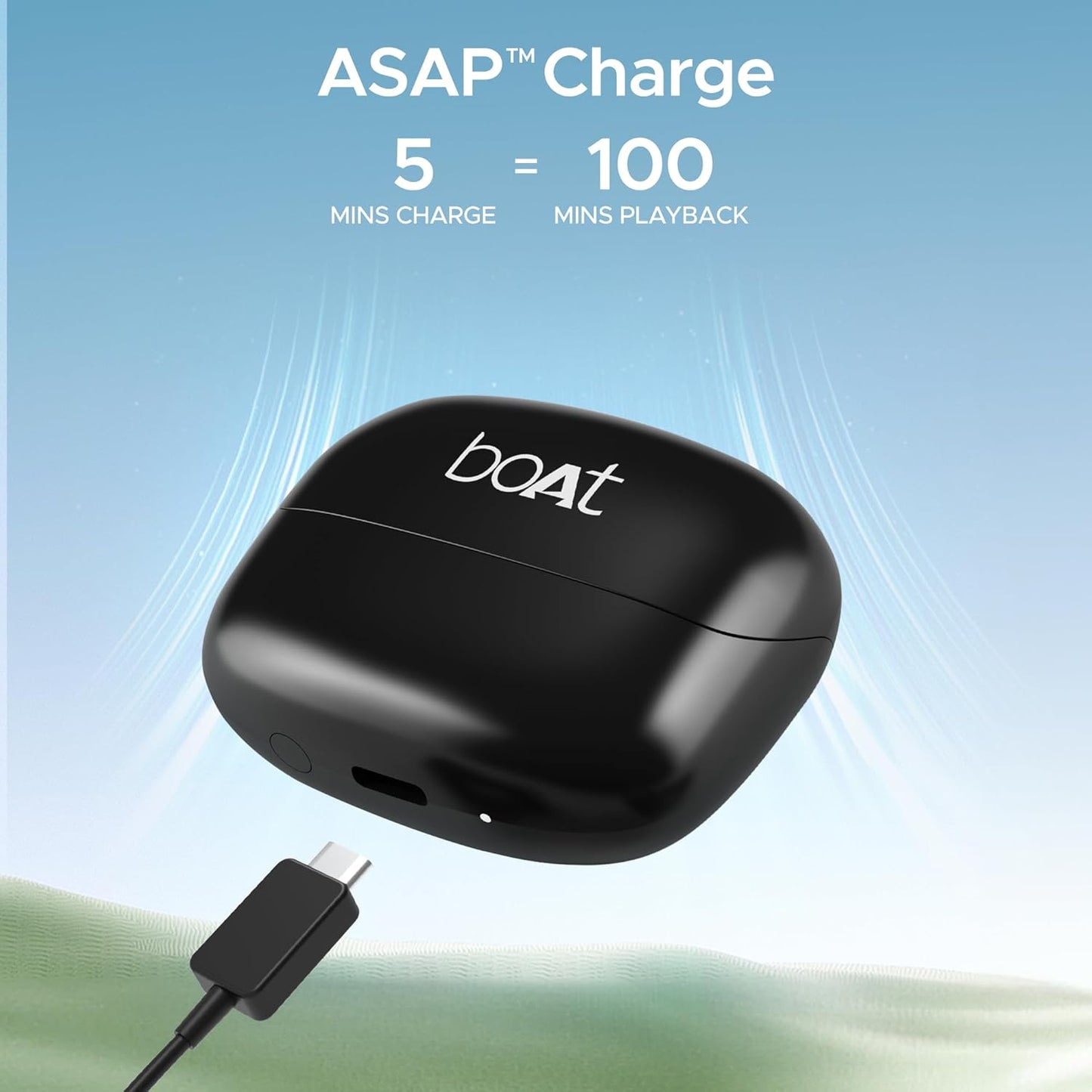 boAt Airdopes Atom 81 Pro Truly Wireless in Ear Ear Buds w/ 100hrs of Playtime, 4 Mics with ENx, Beast Mode with 50ms Low Latency, 13mm Drivers, IWP Tech, ASAP Charge(Ivory Elegance) - Nalanda Enterprises