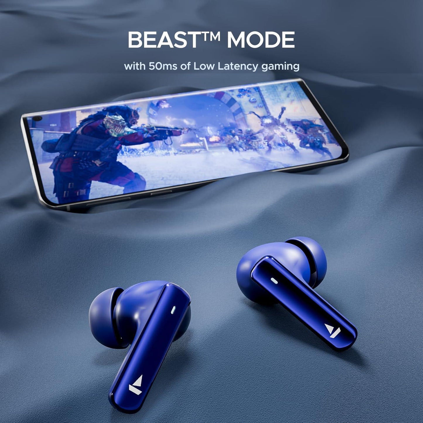 boAt Airdopes 121 Pro Plus Truly Wireless in Ear Ear Buds w/ 100 HRS Playtime, 4 Mics w/ENx™, 50ms Low-Latency Beast™ Mode, ASAP™ Charge, IWP™ Tech, BT v5.3 & IPX5 Earbuds TWS (Black) - Nalanda Enterprises