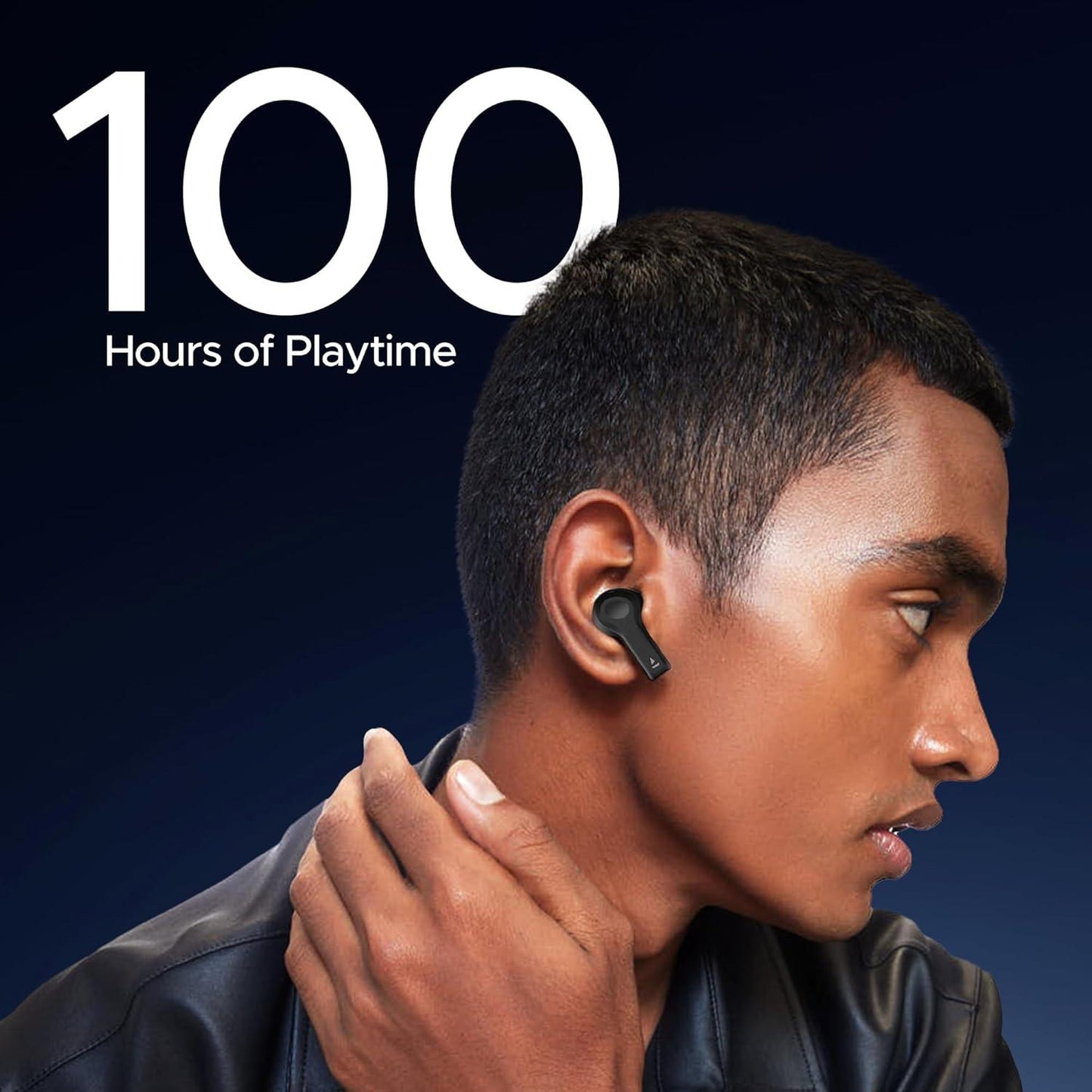 boAt Nirvana Space Truly Wireless in-Ear Earbuds w/ 360º Spatial Audio, ANC (~32dB),100HRS Playback,4 Mics w/AI-ENx™,in-Ear Detection,DLC Drivers, Multipoint Connectivity Ear Buds TWS (Cosmic Black) - Nalanda Enterprises