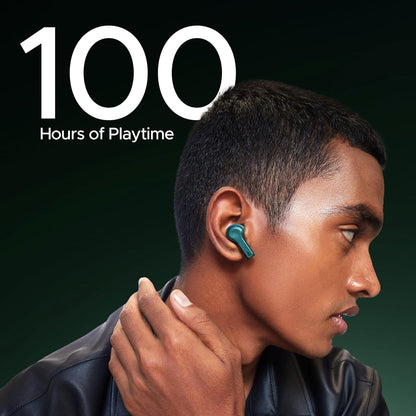 boAt Nirvana Space Truly Wireless in-Ear Earbuds w/ 360º Spatial Audio, ANC (~32dB),100HRS Playback,4 Mics w/AI-ENx™,in-Ear Detection,DLC Drivers, Multipoint Connectivity Ear Buds TWS (Cosmic Black) - Nalanda Enterprises