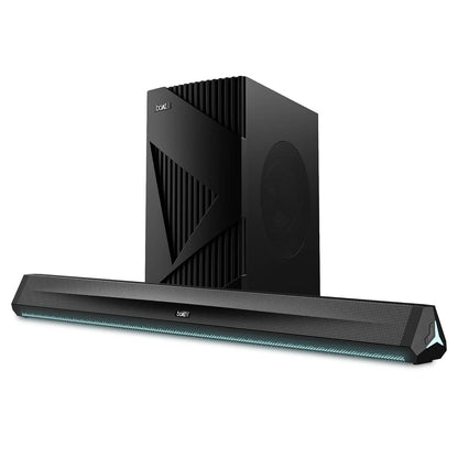 boAt Aavante Bar 4000DA with Dolby Atmos 3D 200 W Bluetooth Soundbar (Premium Black, 2.1 Channel) - Nalanda Enterprises