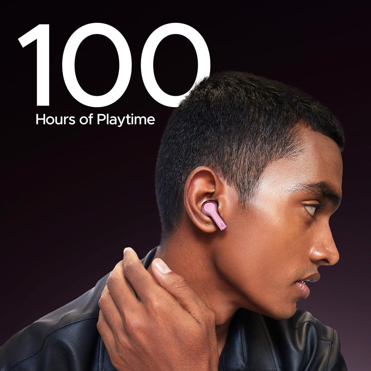 boAt Nirvana Space Truly Wireless in-Ear Earbuds w/ 360º Spatial Audio, ANC (~32dB),100HRS Playback,4 Mics w/AI-ENx™,in-Ear Detection,DLC Drivers, Multipoint Connectivity Ear Buds TWS (Cosmic Black) - Nalanda Enterprises