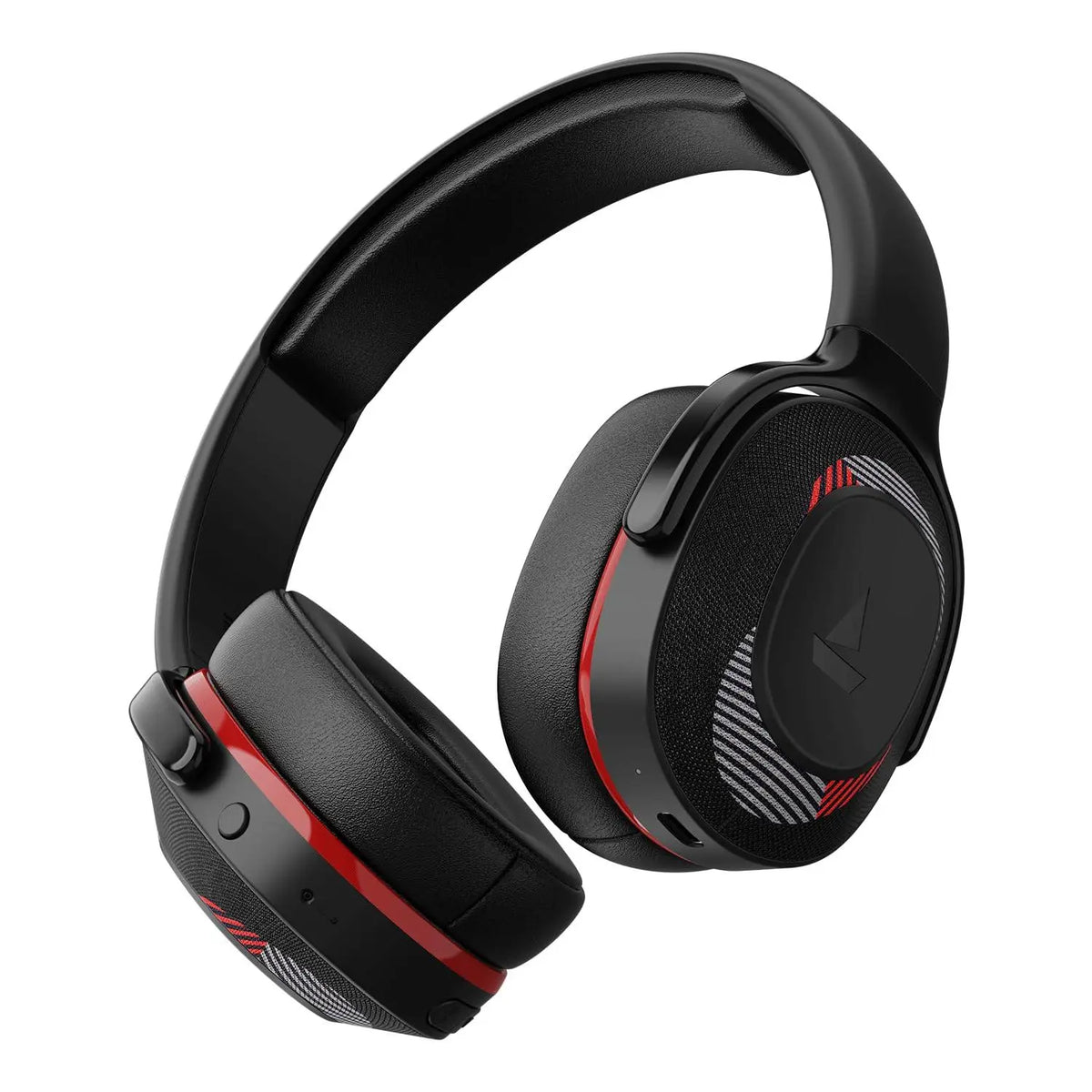 boAt Rockerz 425 Bluetooth Wireless Over Ear Headphones with Mic Signature Sound, Beast Mode for Gaming, Enx Tech, ASAP Charge, 25H Playtime, Bluetooth V5.2 (Active Black) - Nalanda Enterprises