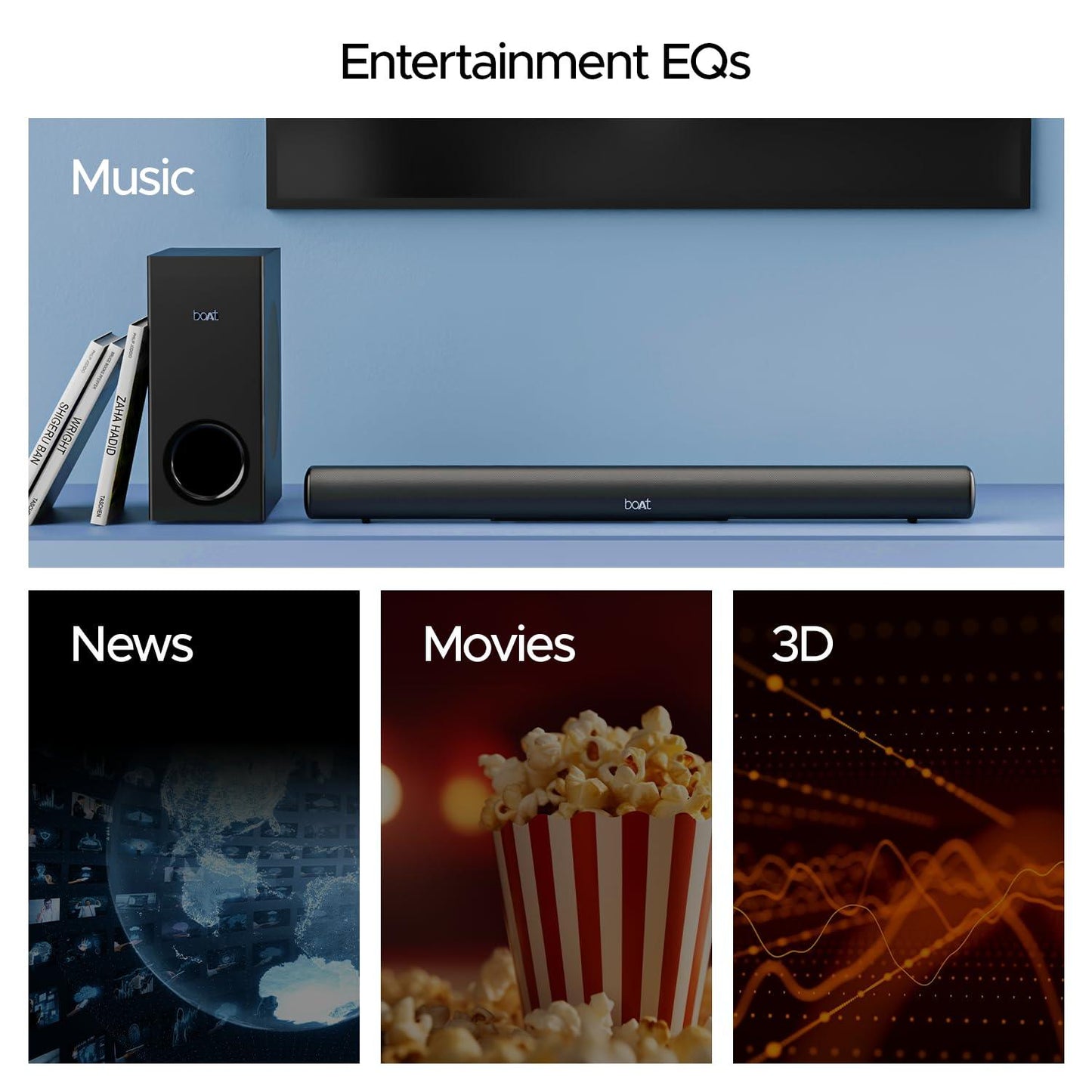 boAt Aavante Bar Aura Soundbar 160W - Nalanda Enterprises