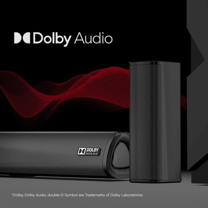 boAt Aavante Bar 4000DA with Dolby Atmos 3D 200 W Bluetooth Soundbar (Premium Black, 2.1 Channel) - Nalanda Enterprises